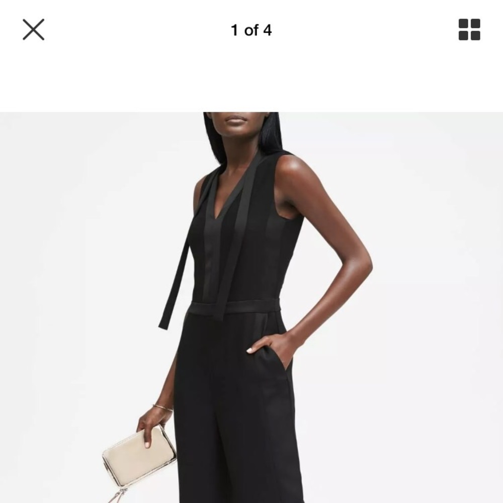 Banana Republic Tuxedo Jumpsuit Size 0